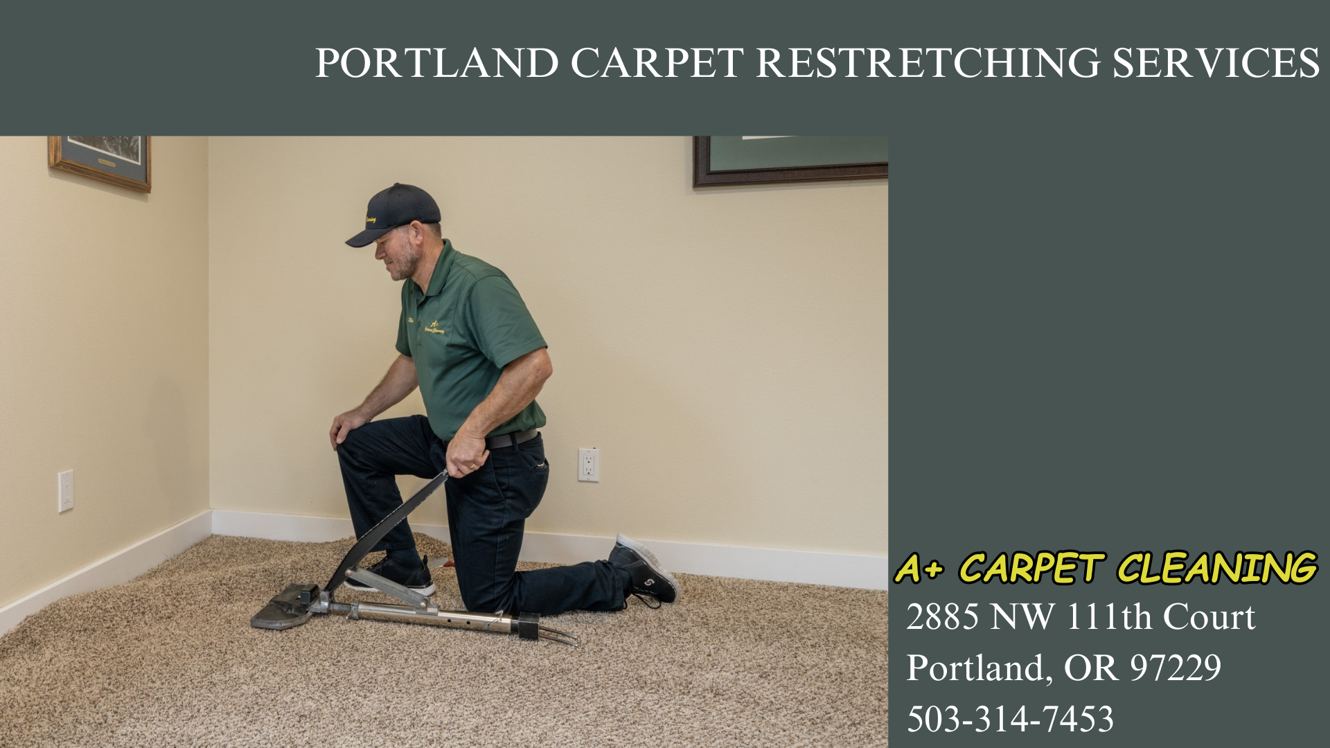 Portland carpet restretch near me